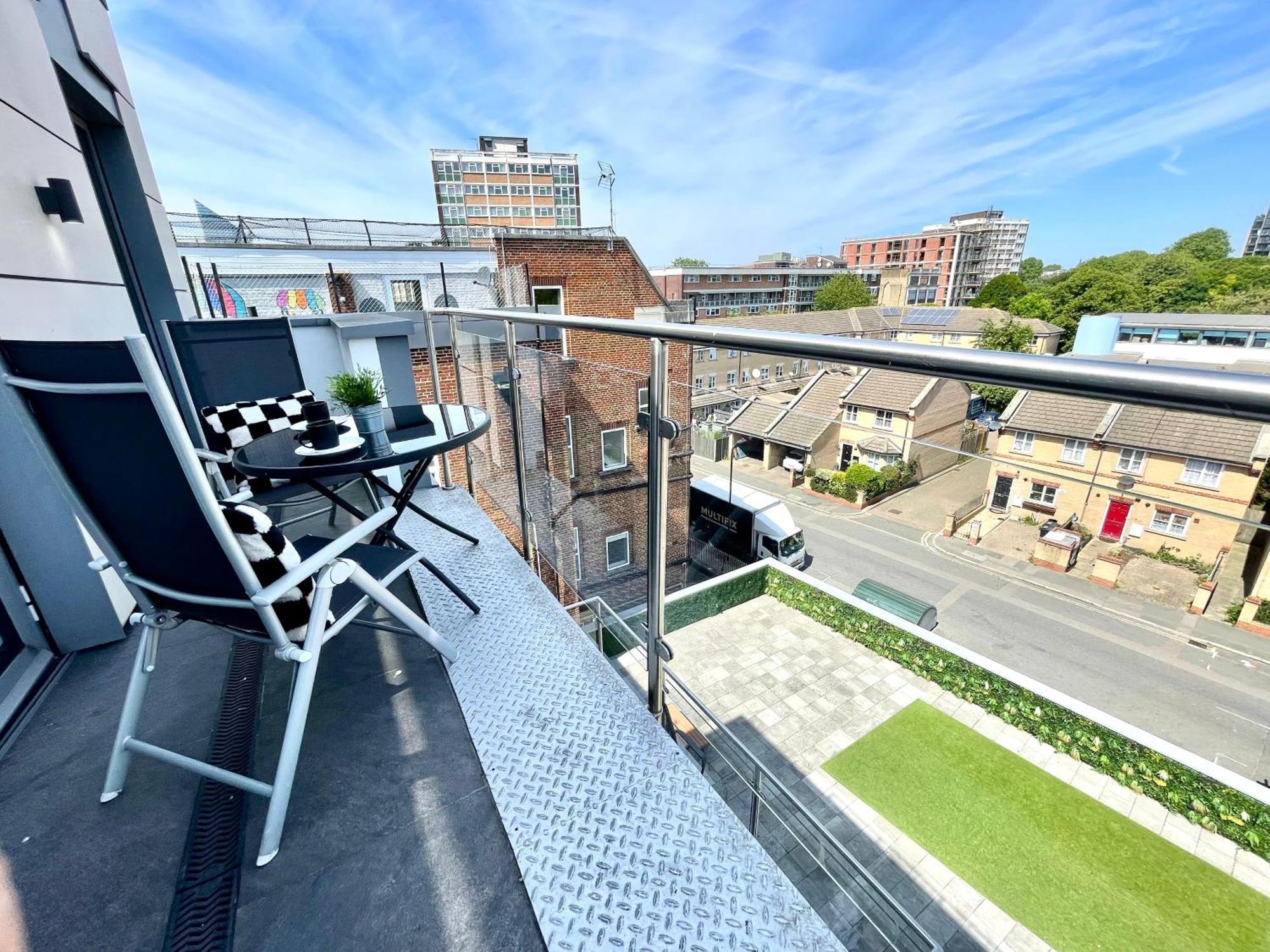 Contemporary Apartments With Private Terraces In Shoreditch, Hoxton, Islington London Exterior foto